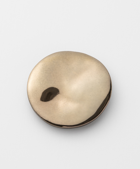 EAUVIRE ウェイビーブローチ ブラウン