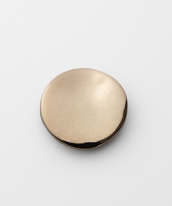 EAUVIRE ウェイビーブローチ ブラウン