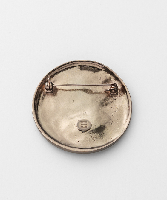 EAUVIRE ウェイビーブローチ ブラウン