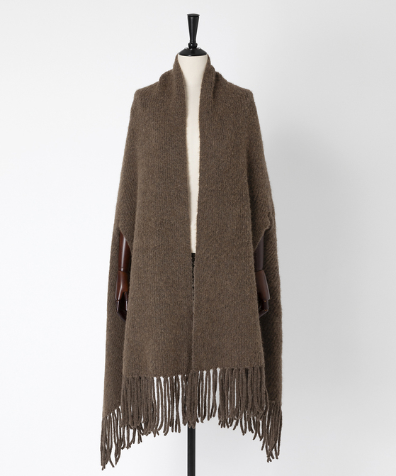 EAUVIRE ファインキャメルストール ブラウン