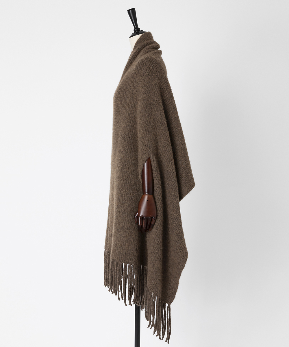 EAUVIRE ファインキャメルストール ブラウン