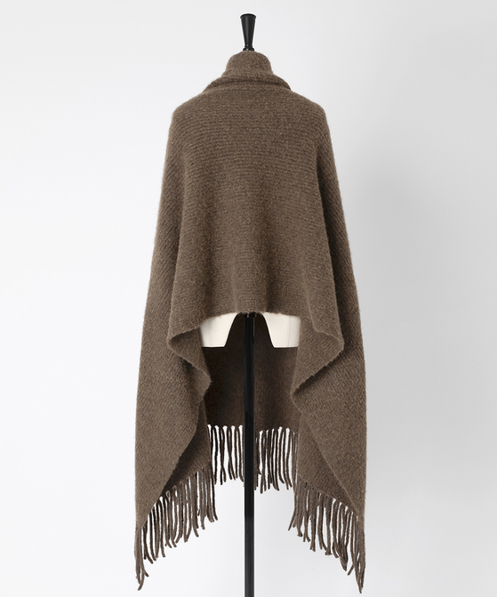 EAUVIRE ファインキャメルストール ブラウン