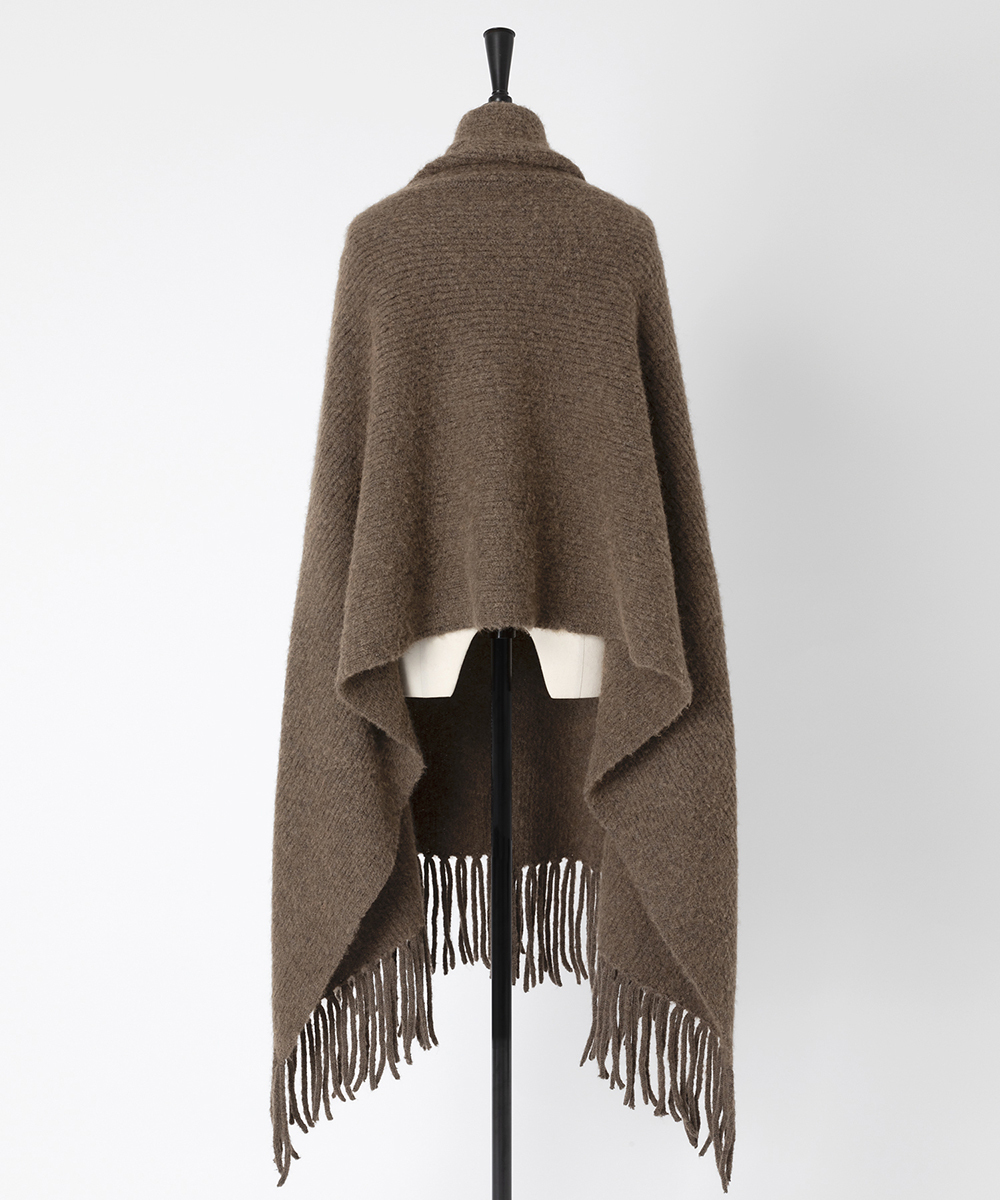 EAUVIRE ファインキャメルストール ブラウン