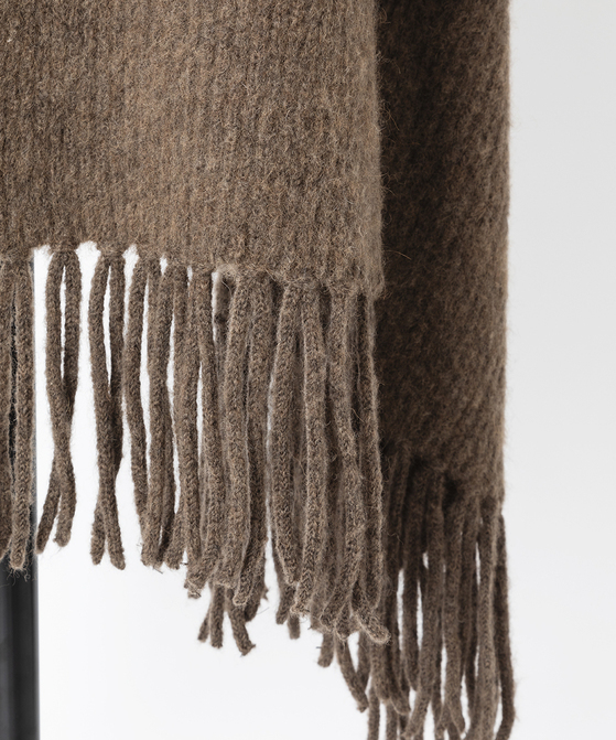 EAUVIRE ファインキャメルストール ブラウン