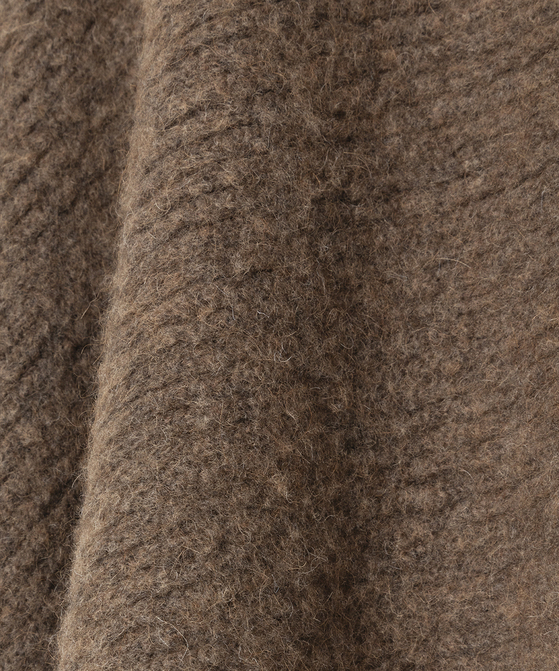 EAUVIRE ファインキャメルストール ブラウン