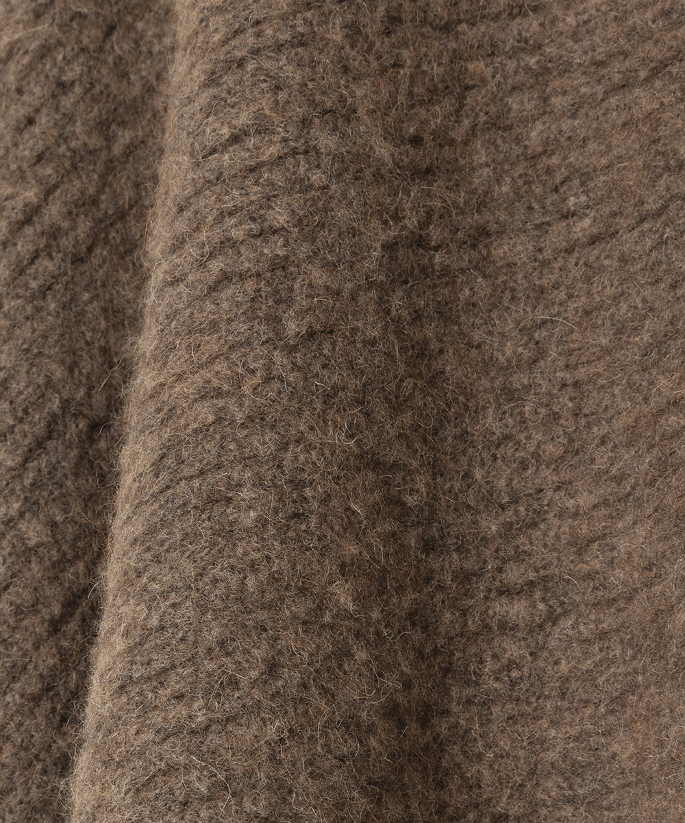 EAUVIRE ファインキャメルストール ブラウン