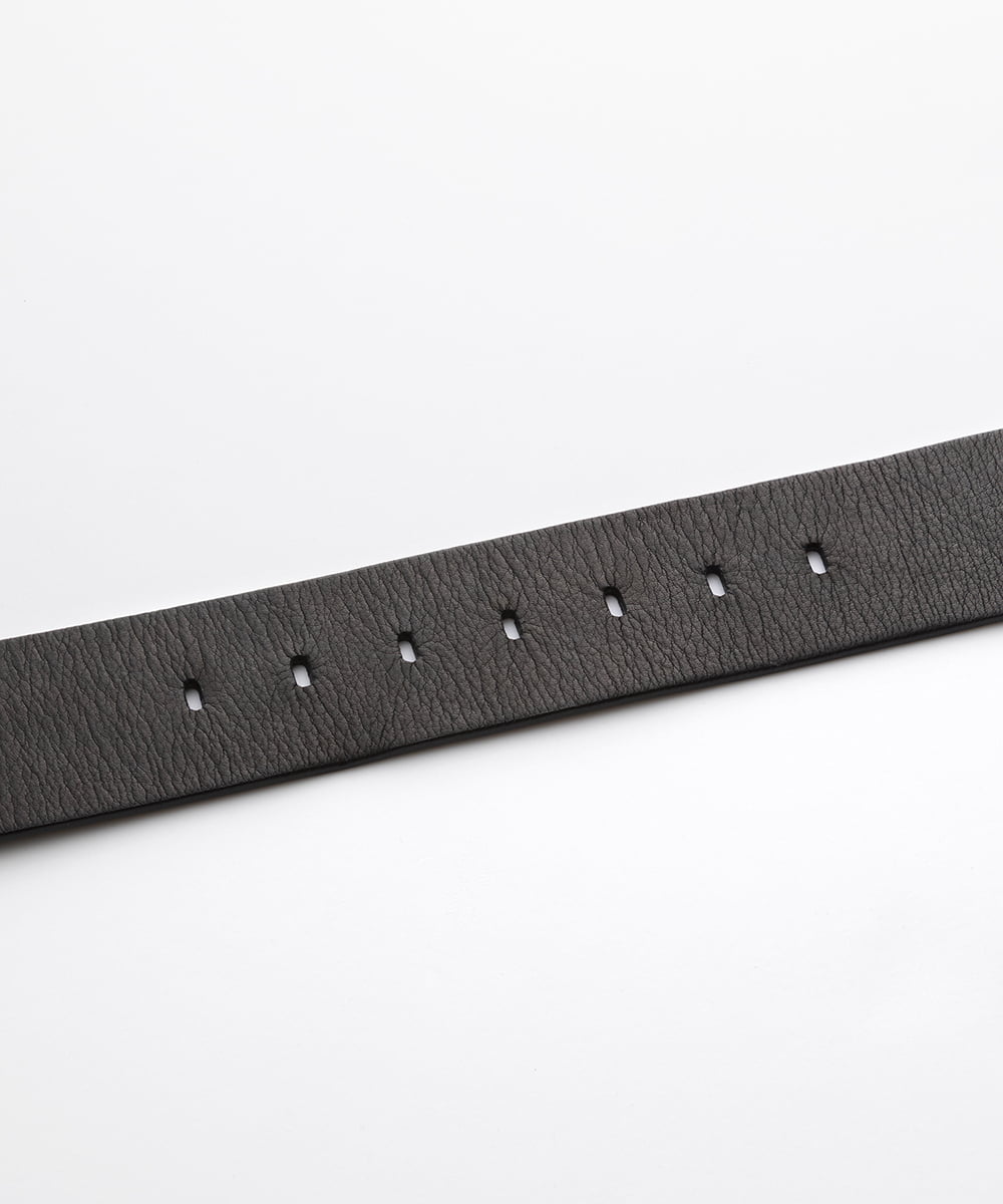 EAUVIRE ビッグバックルベルト ブラック