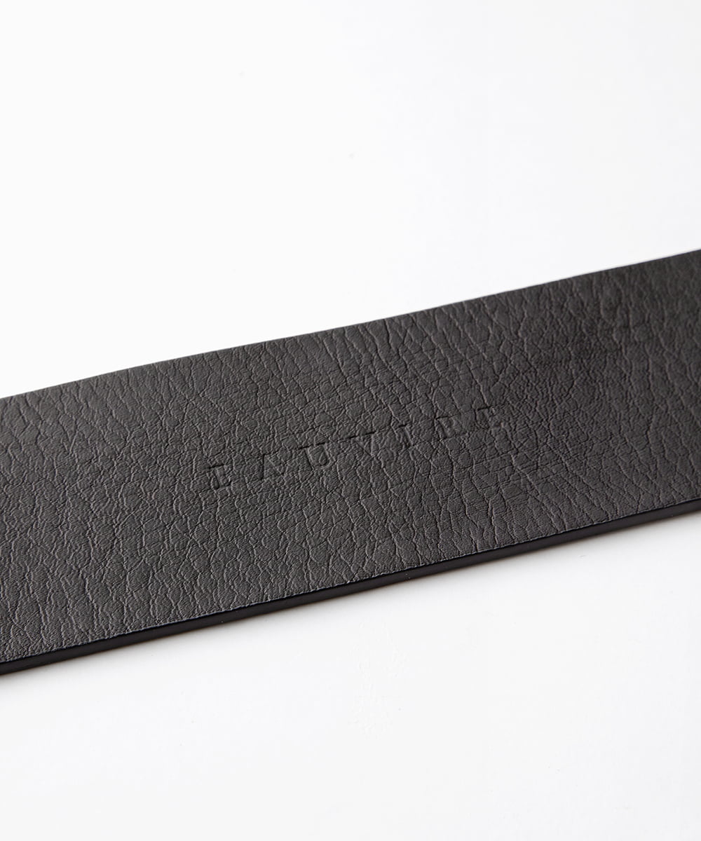 EAUVIRE ビッグバックルベルト ブラック