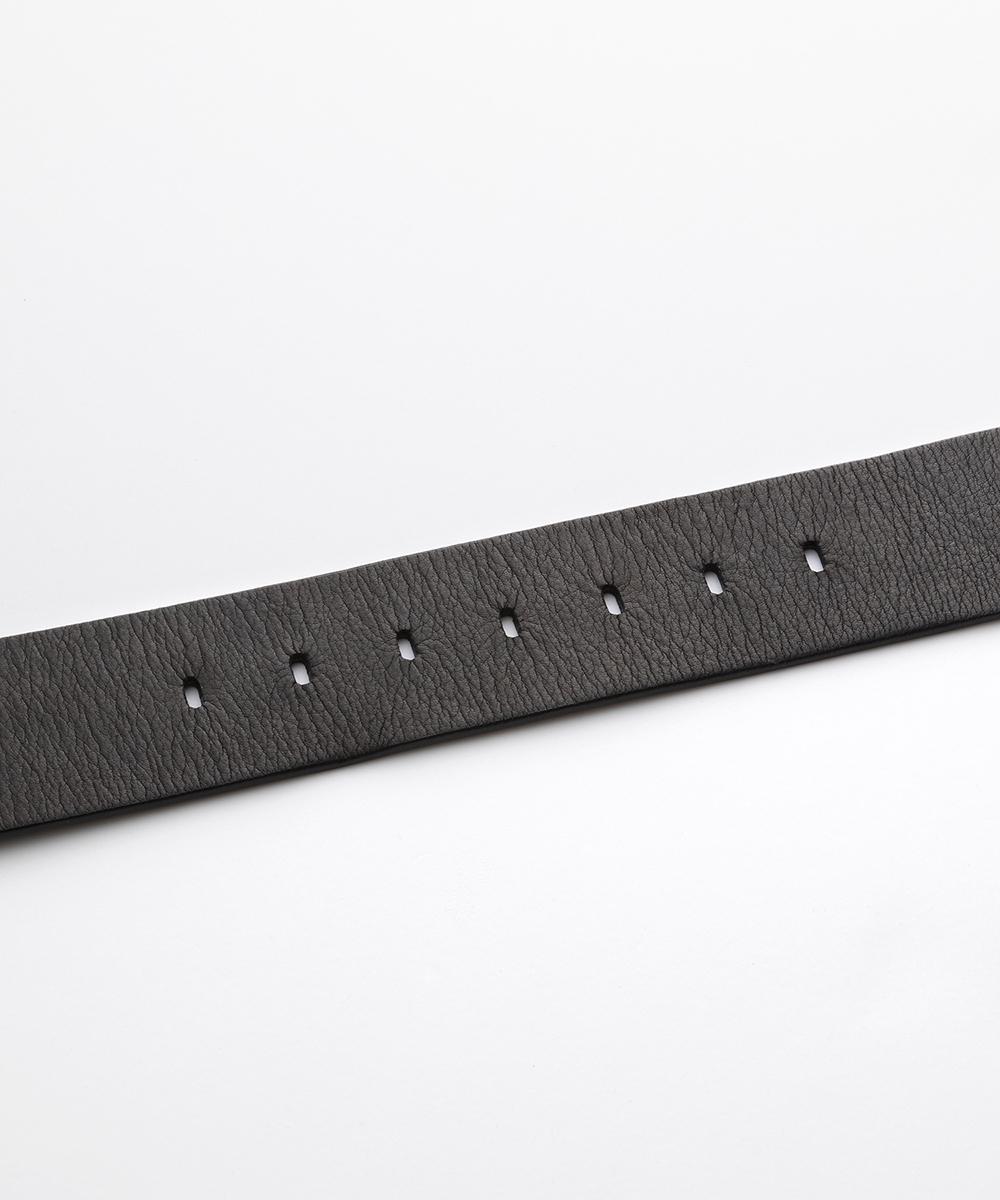 EAUVIRE ビッグバックルベルト ブラック