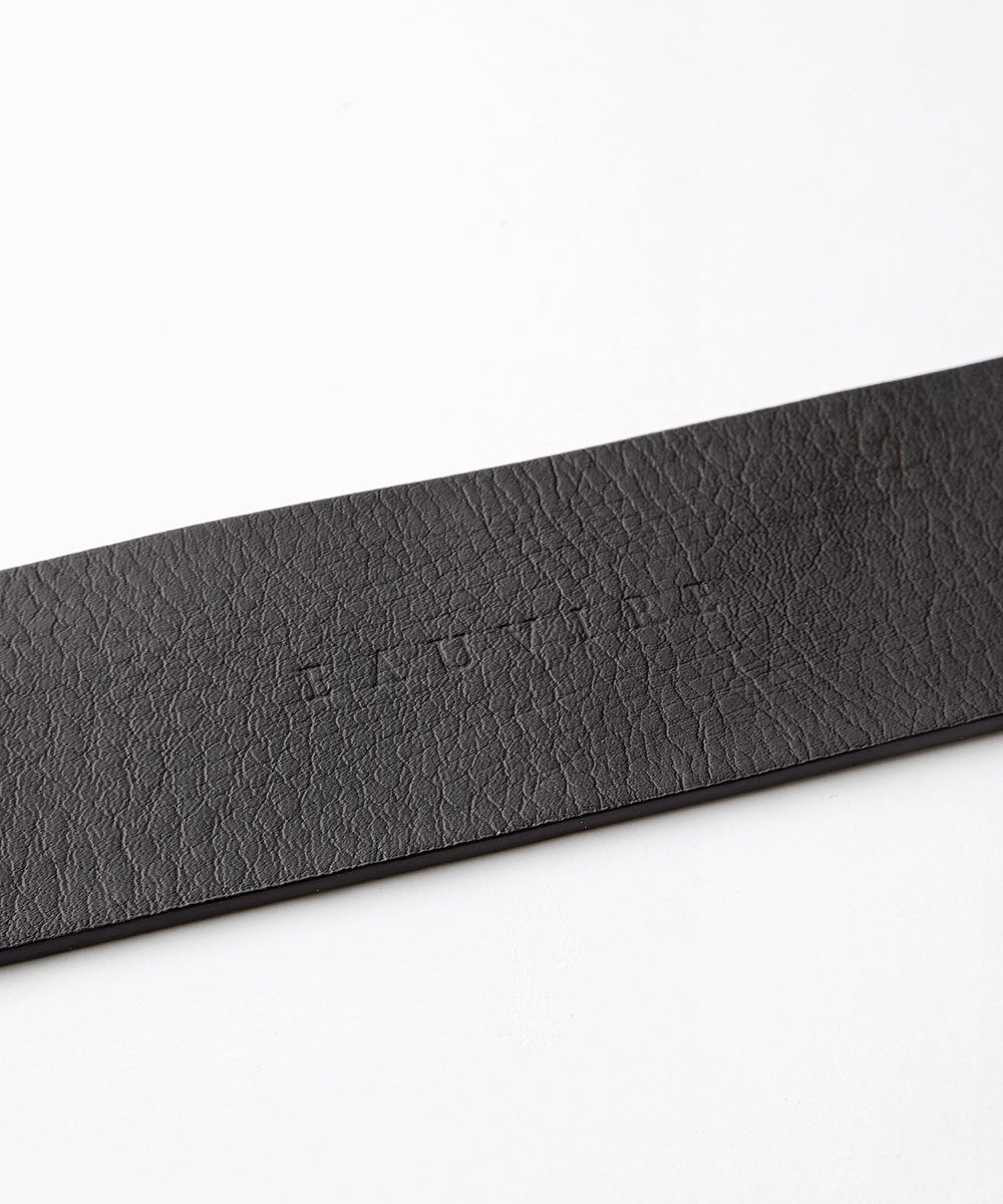 EAUVIRE ビッグバックルベルト ブラック