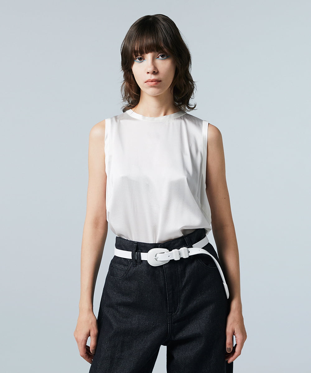 EAUVIRE ウエスタンベルト ホワイト