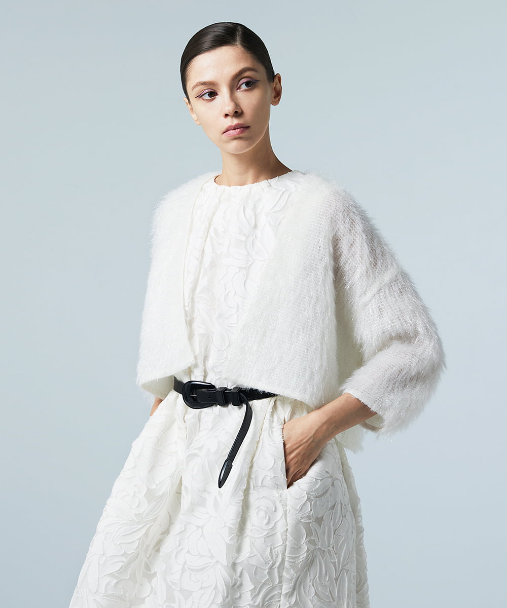 EAUVIRE ウエスタンベルト ホワイト