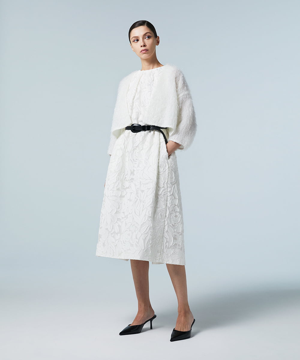 EAUVIRE ウエスタンベルト ホワイト