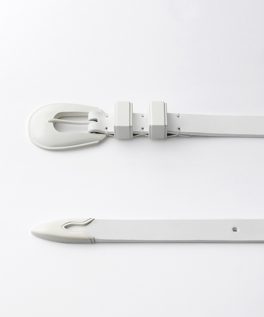 EAUVIRE ウエスタンベルト ホワイト