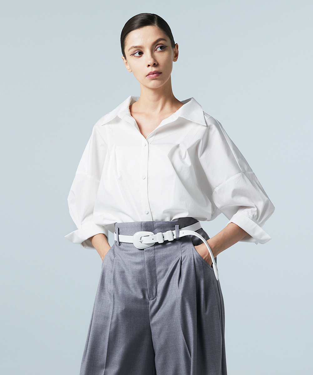 EAUVIRE ウエスタンベルト ホワイト