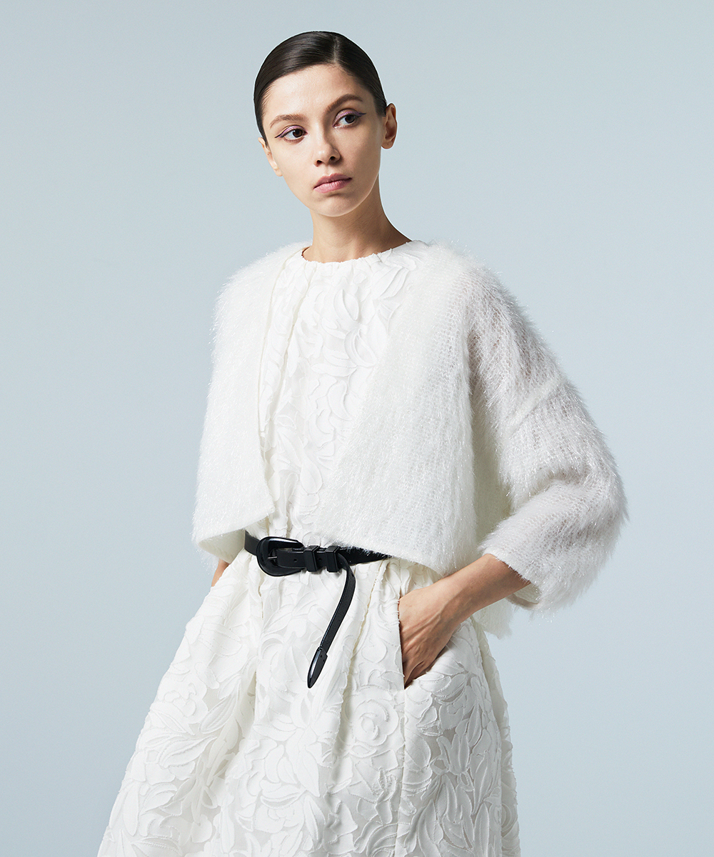 EAUVIRE ウエスタンベルト ホワイト