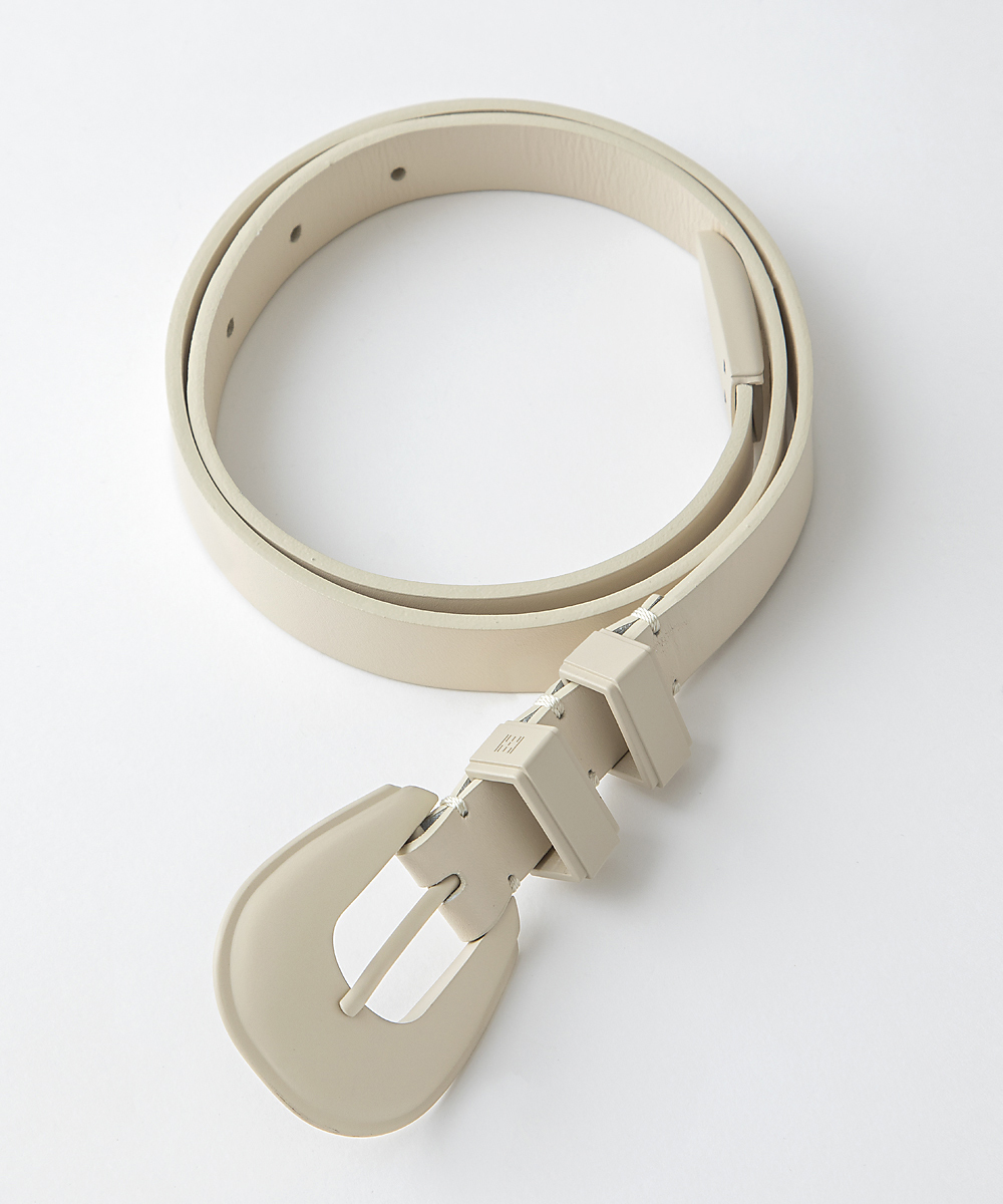 EAUVIRE ウエスタンベルト オフホワイト