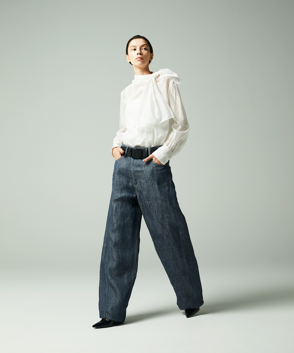 EAUVIRE オーバルバックルベルト ブラック