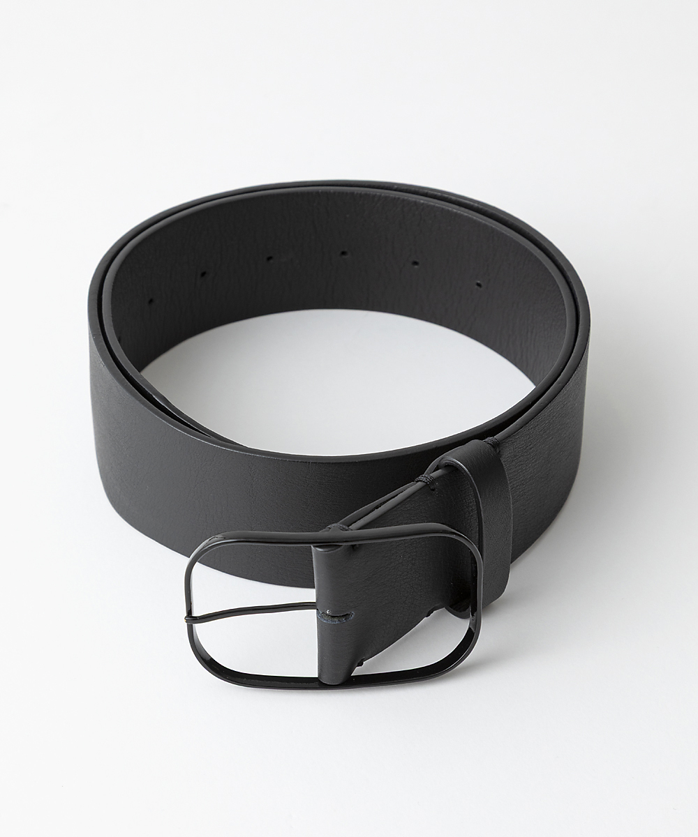 EAUVIRE オーバルバックルベルト ブラック