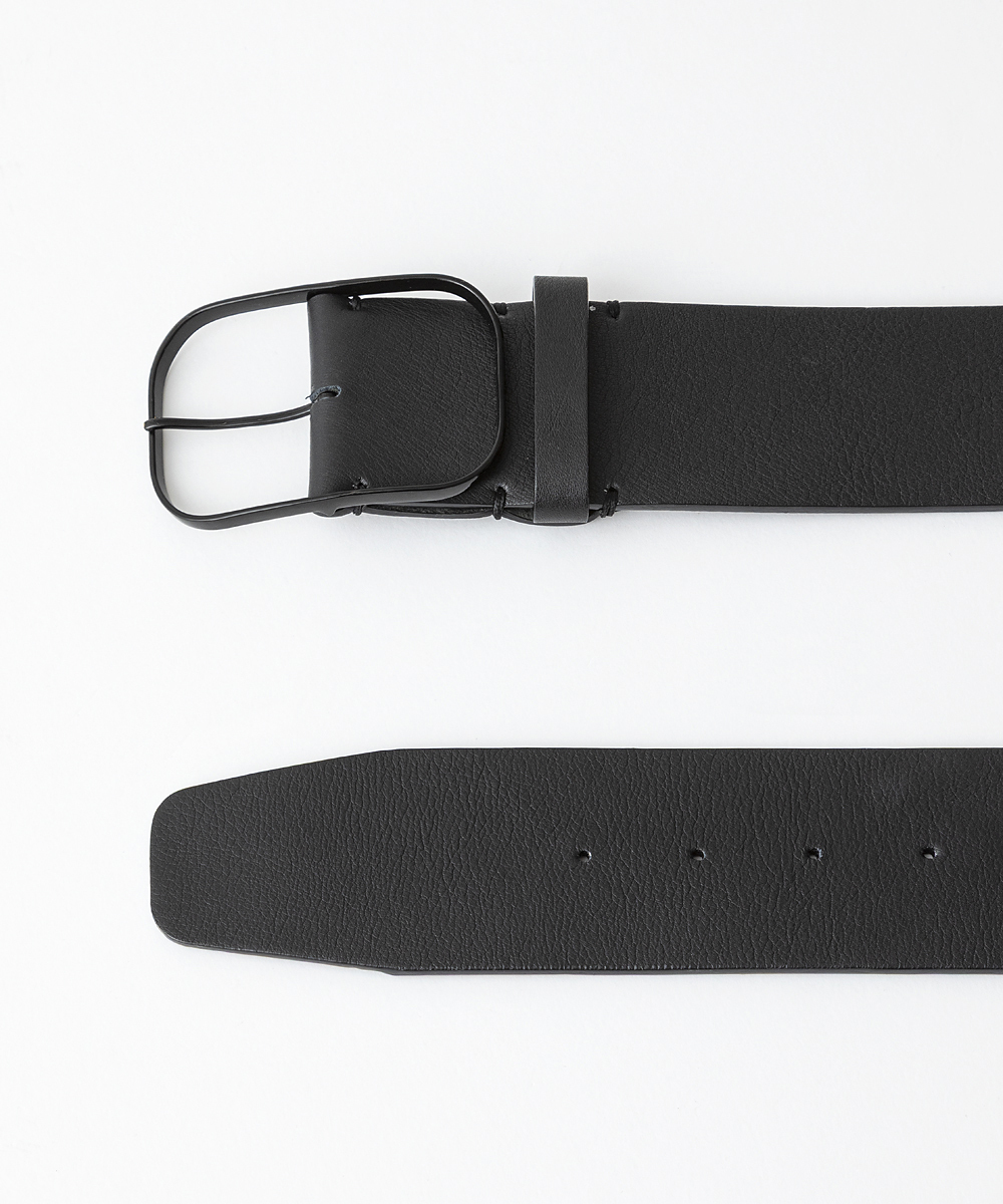 EAUVIRE オーバルバックルベルト ブラック
