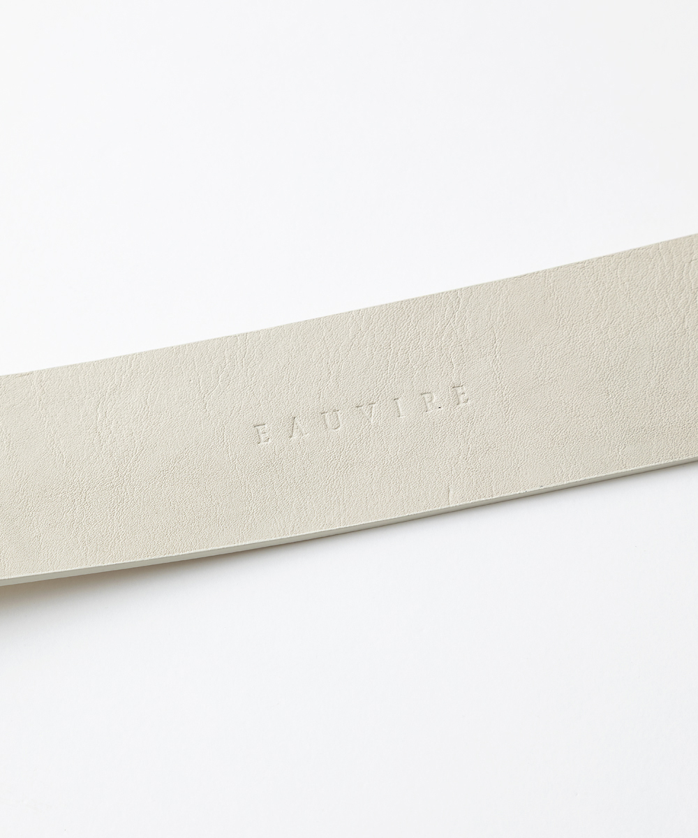 EAUVIRE オーバルバックルベルト ブラック