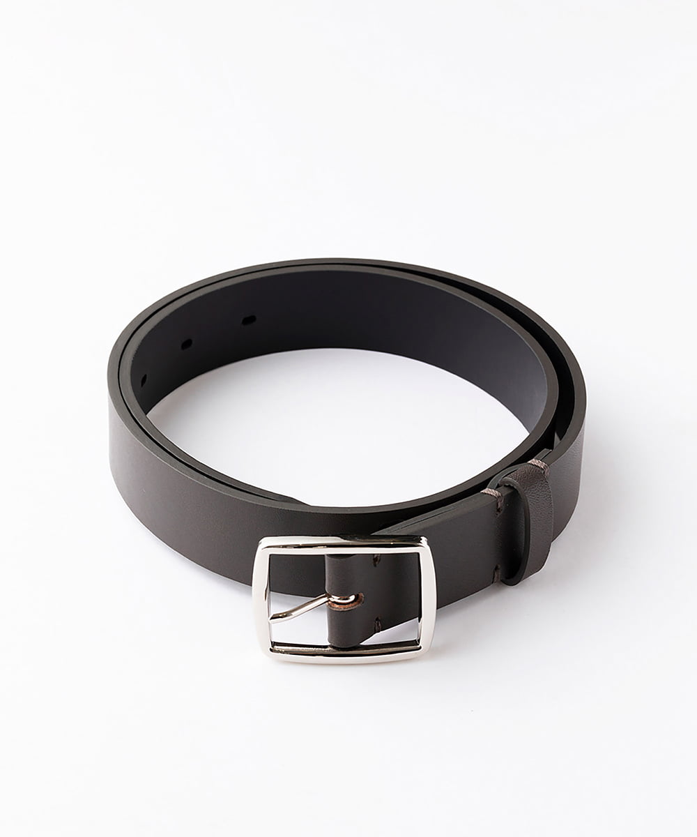 EAUVIRE 手縫いレザーベルト グレー