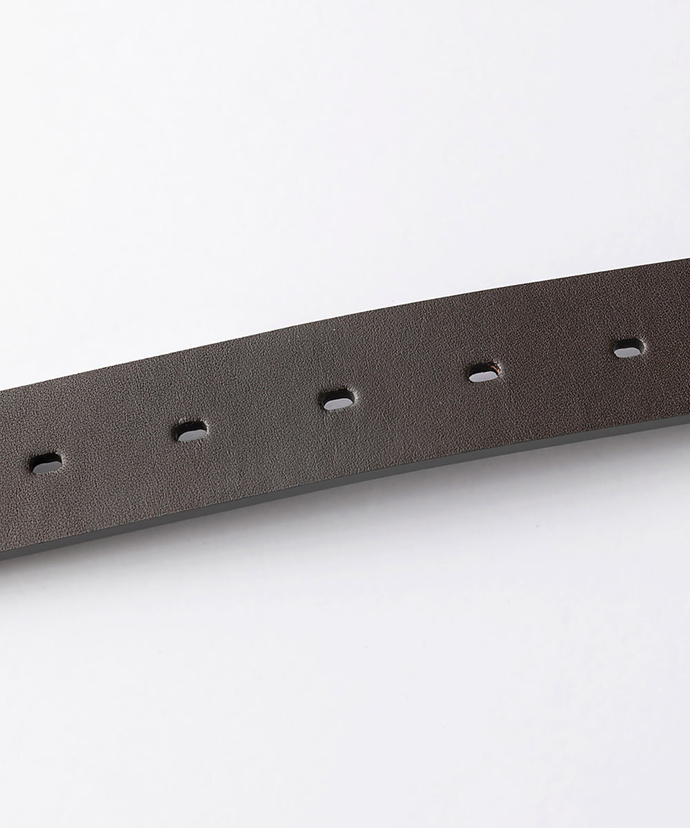 EAUVIRE 手縫いレザーベルト グレー