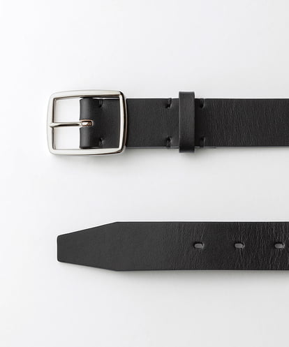 EAUVIRE 手縫いレザーベルト グレー