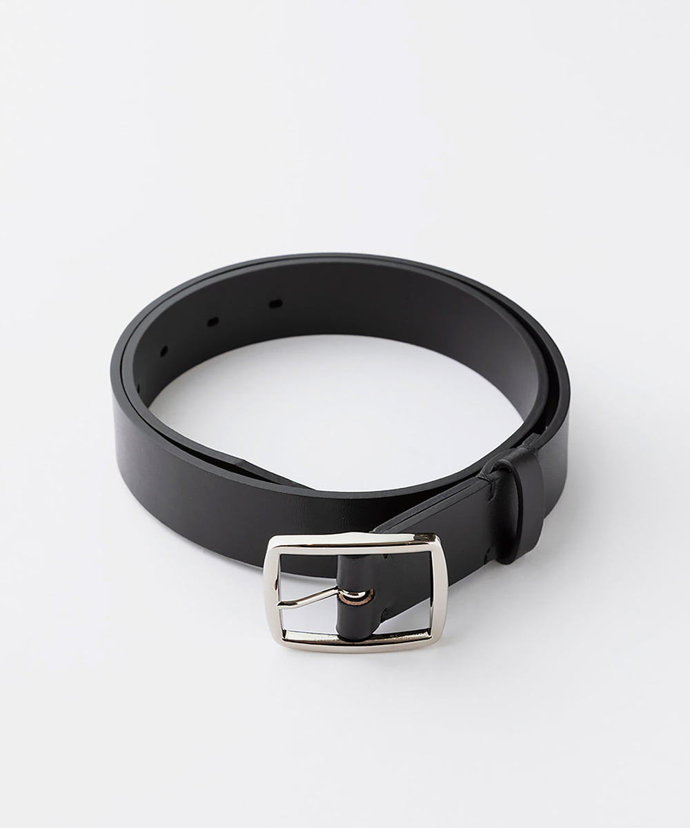 EAUVIRE 手縫いレザーベルト ブラック