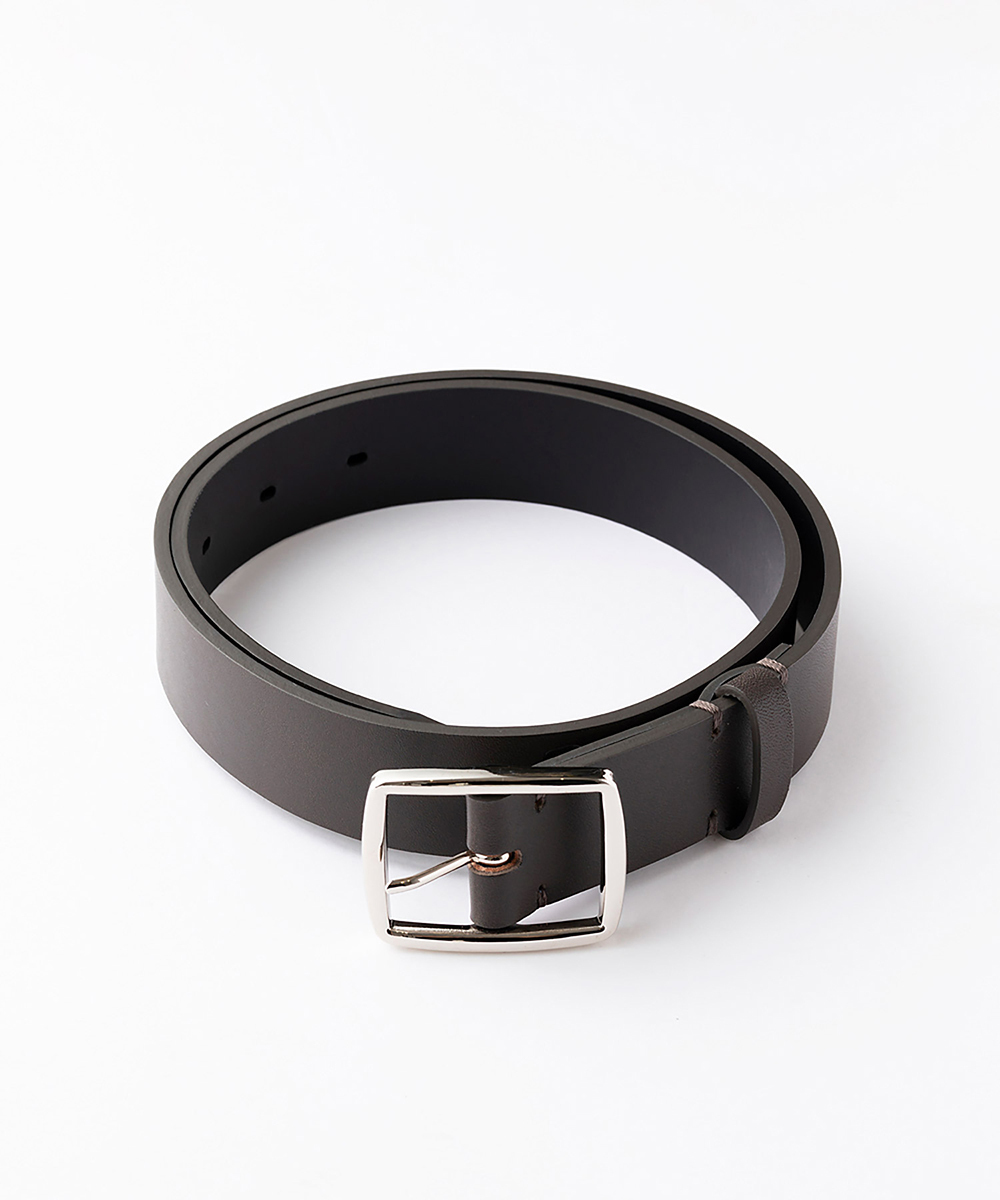 EAUVIRE 手縫いレザーベルト グレー