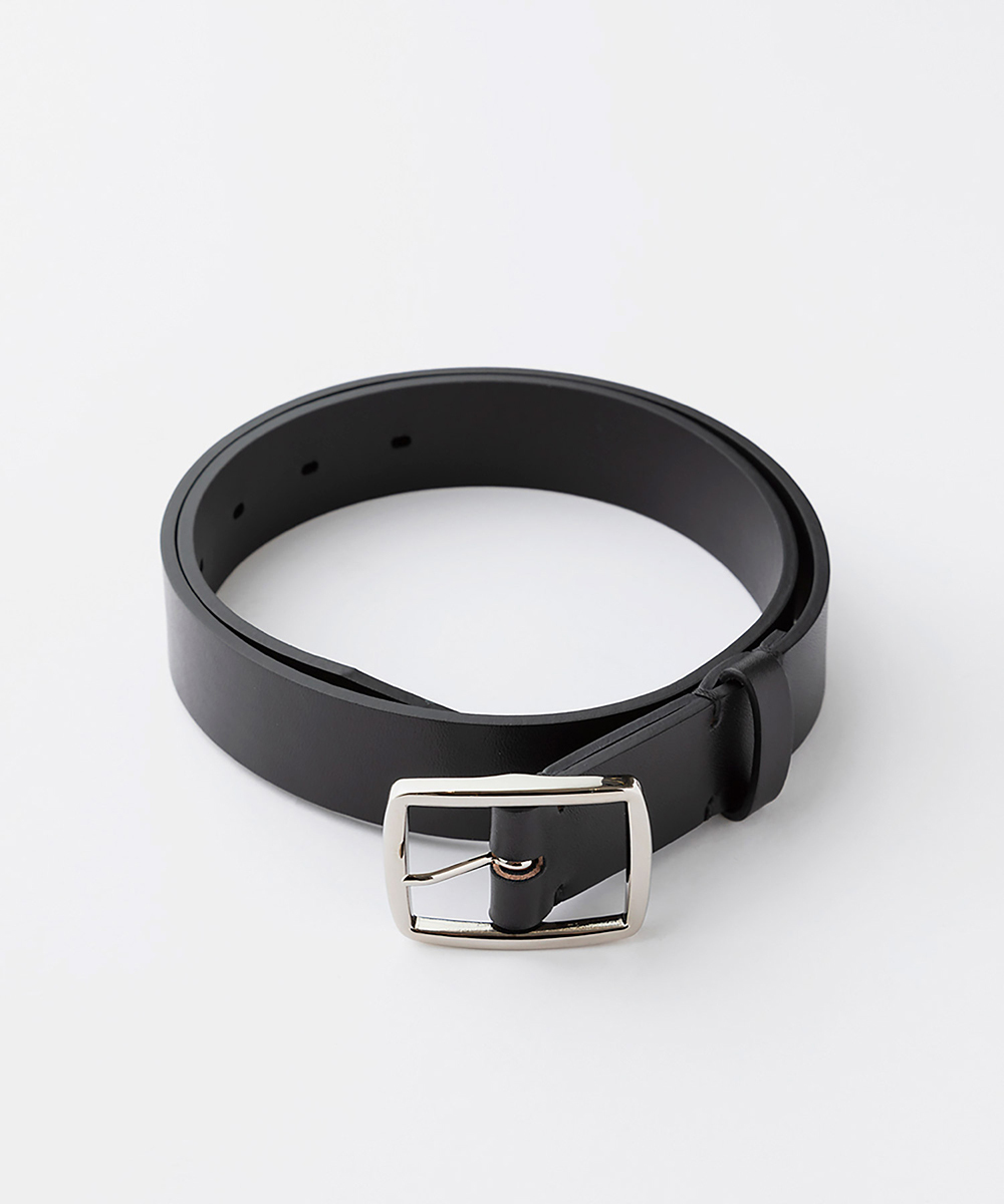 EAUVIRE 手縫いレザーベルト ブラック