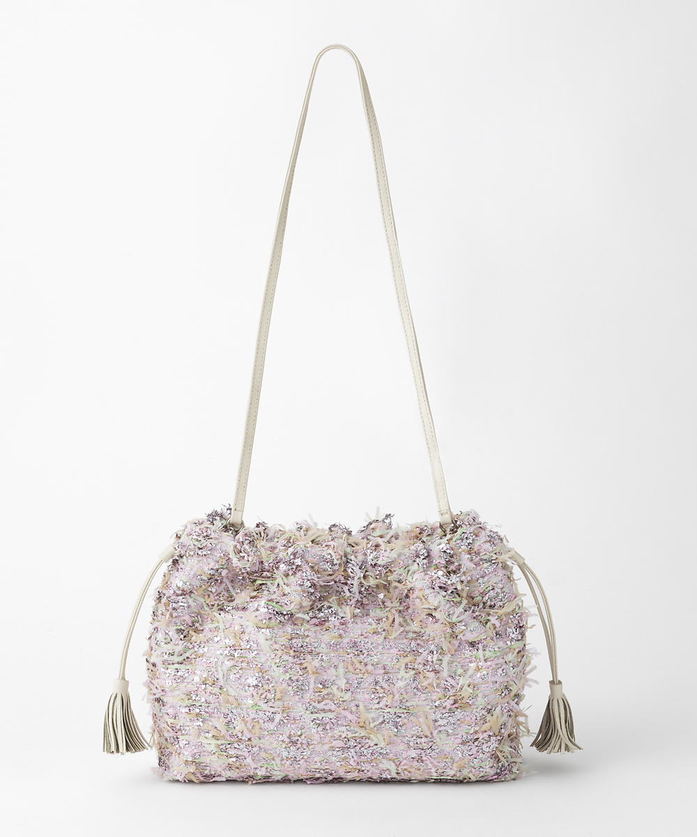 EAUVIRE ショルダーストラップバッグ ピンク