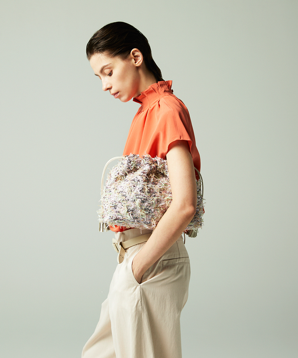 EAUVIRE ショルダーストラップバッグ ピンク