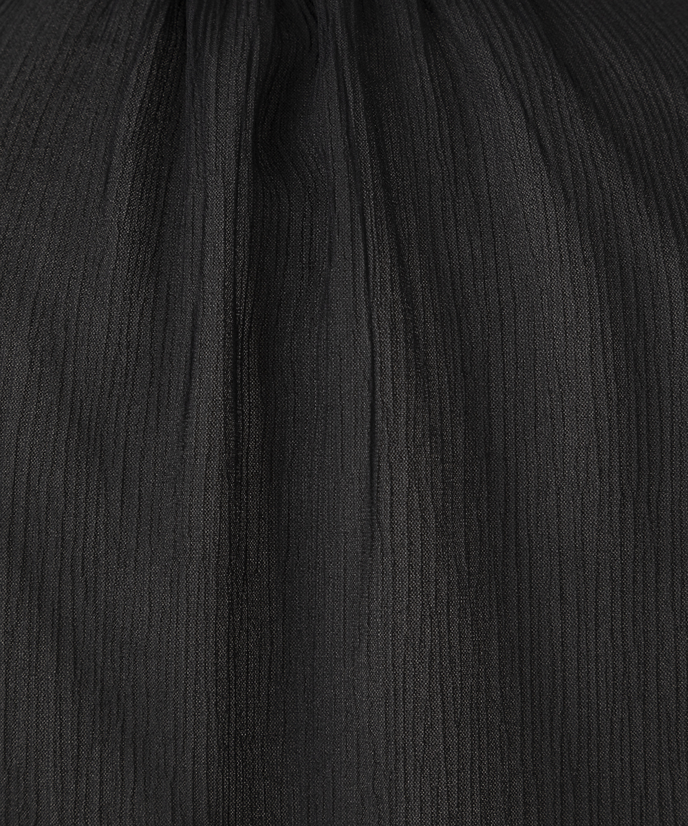 EAUVIRE ボウタイブラウス ライトグレー