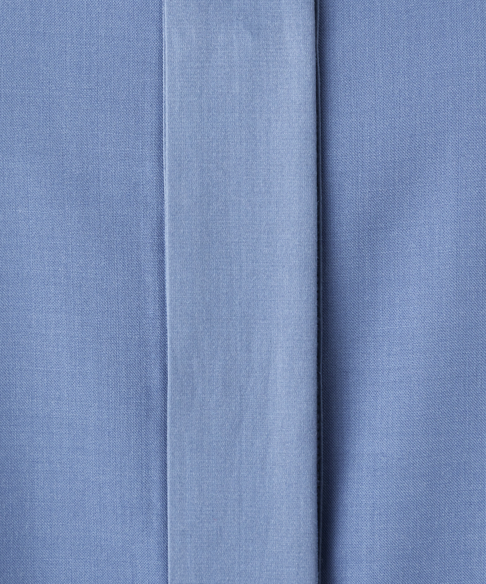 EAUVIRE サテンカラーシャツ ブラック