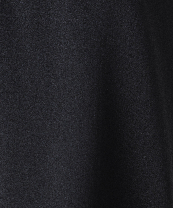 EAUVIRE ウォッシャブルシルクロングスリーブブラウス ブラック