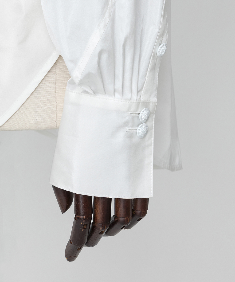 EAUVIRE ドルマンスリーブシャツ ホワイト