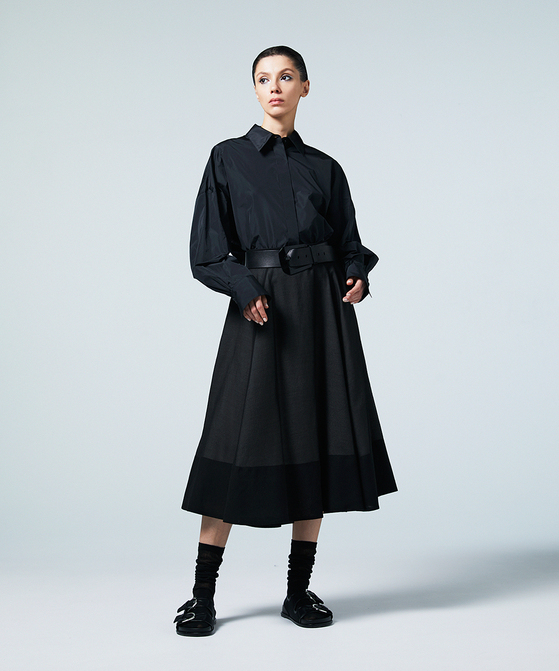 EAUVIRE ドルマンスリーブシャツ ホワイト