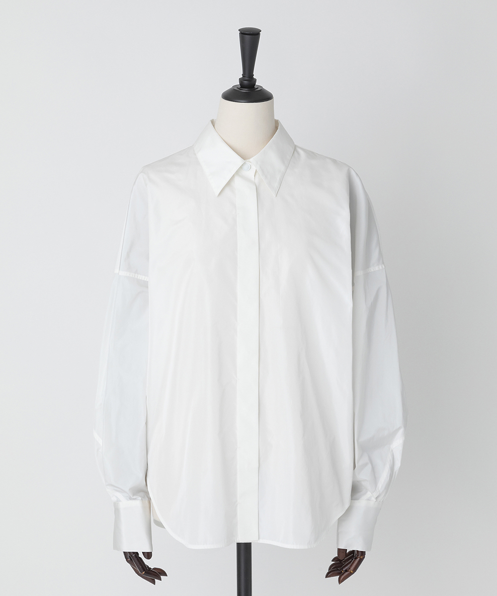 EAUVIRE ドルマンスリーブシャツ ホワイト