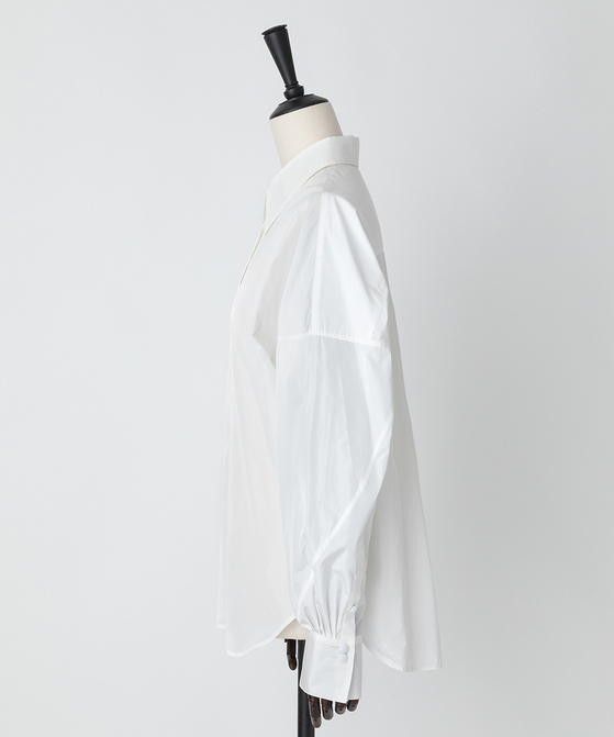 EAUVIRE ドルマンスリーブシャツ ホワイト