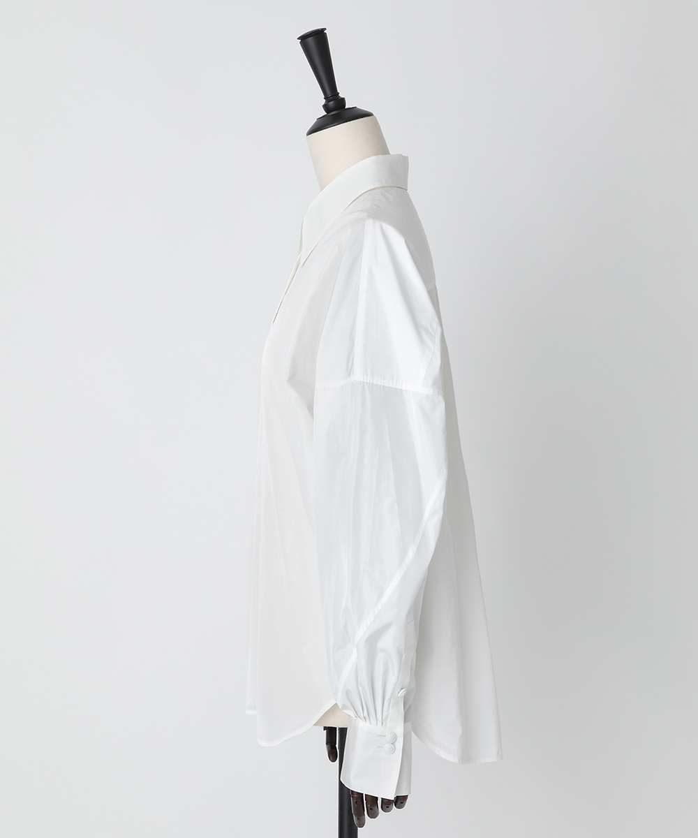 EAUVIRE ドルマンスリーブシャツ ホワイト