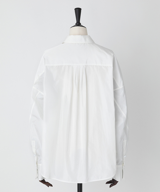 EAUVIRE ドルマンスリーブシャツ ホワイト