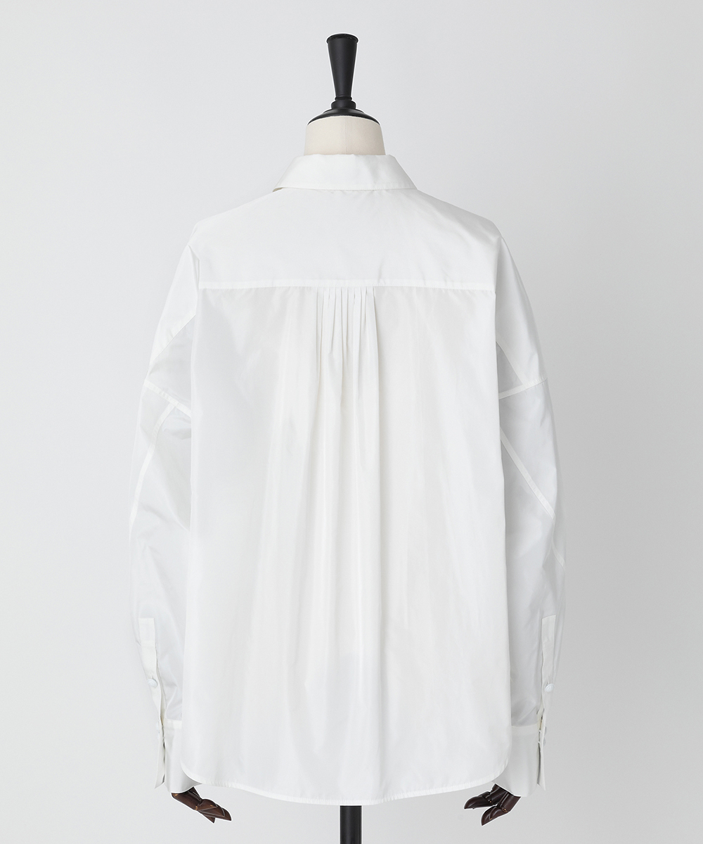 EAUVIRE ドルマンスリーブシャツ ホワイト
