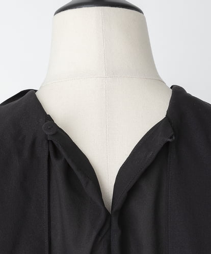 EAUVIRE ボウタイブラウス ブラック