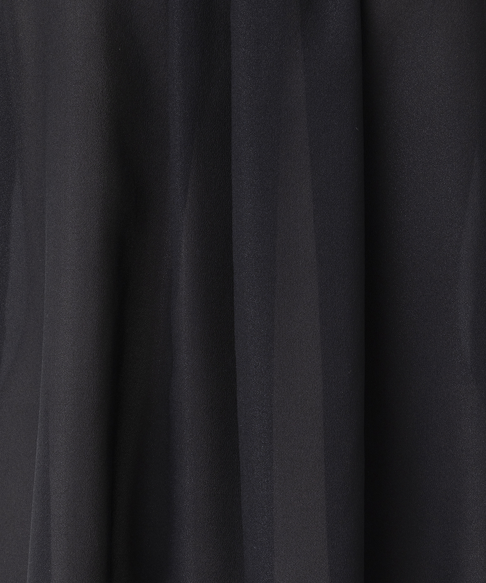 EAUVIRE ボウタイブラウス ブラック