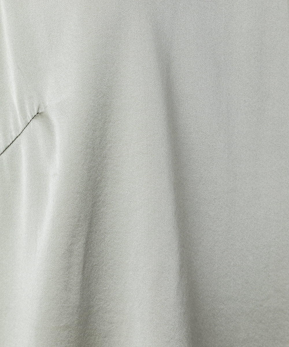 EAUVIRE ウォッシャブルシルクタンクトップ ネイビー