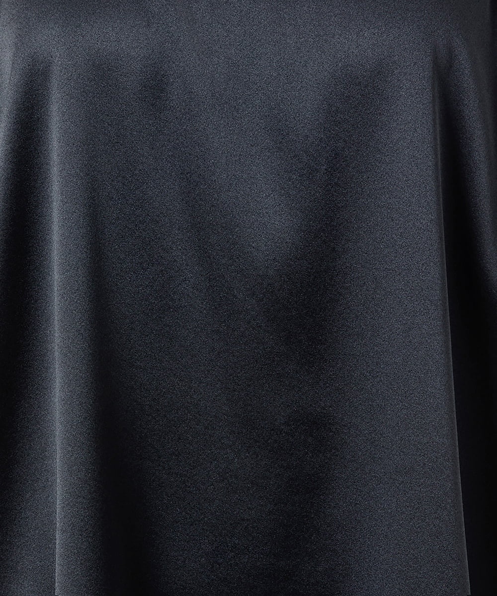 EAUVIRE ウォッシャブルシルクタンクトップ ネイビー