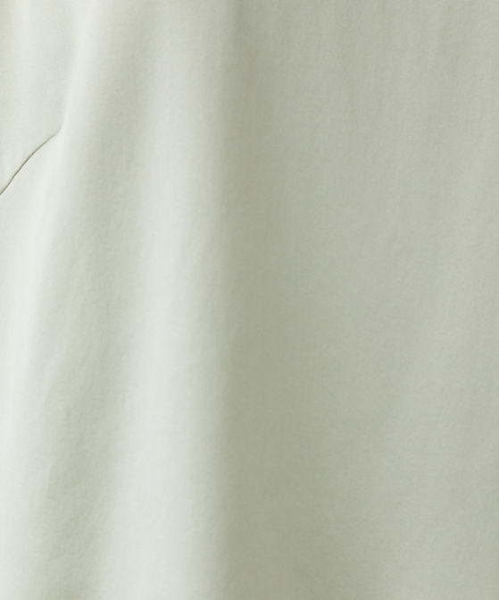 EAUVIRE ウォッシャブルシルクノースリーブブラウス ネイビー