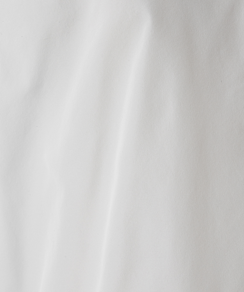 EAUVIRE タフタドルマンシャツ ホワイト