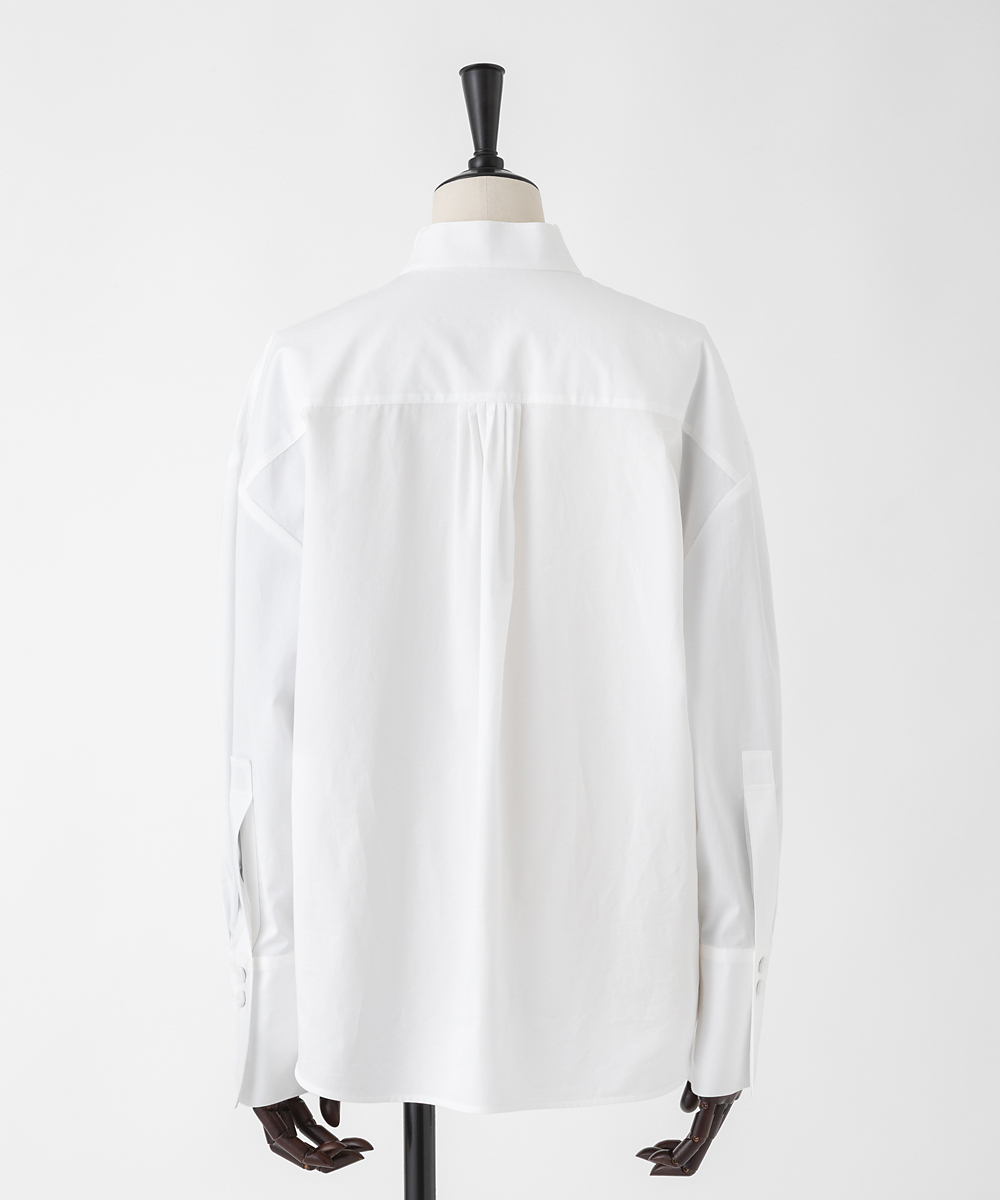 EAUVIRE ウィングカラーシャツ ホワイト